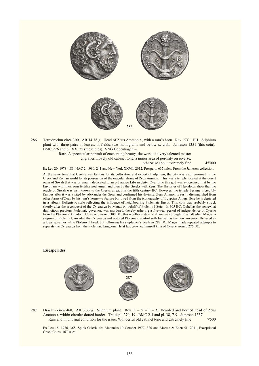 Numismatica Ars Classica Auction 126 (2021) page 135