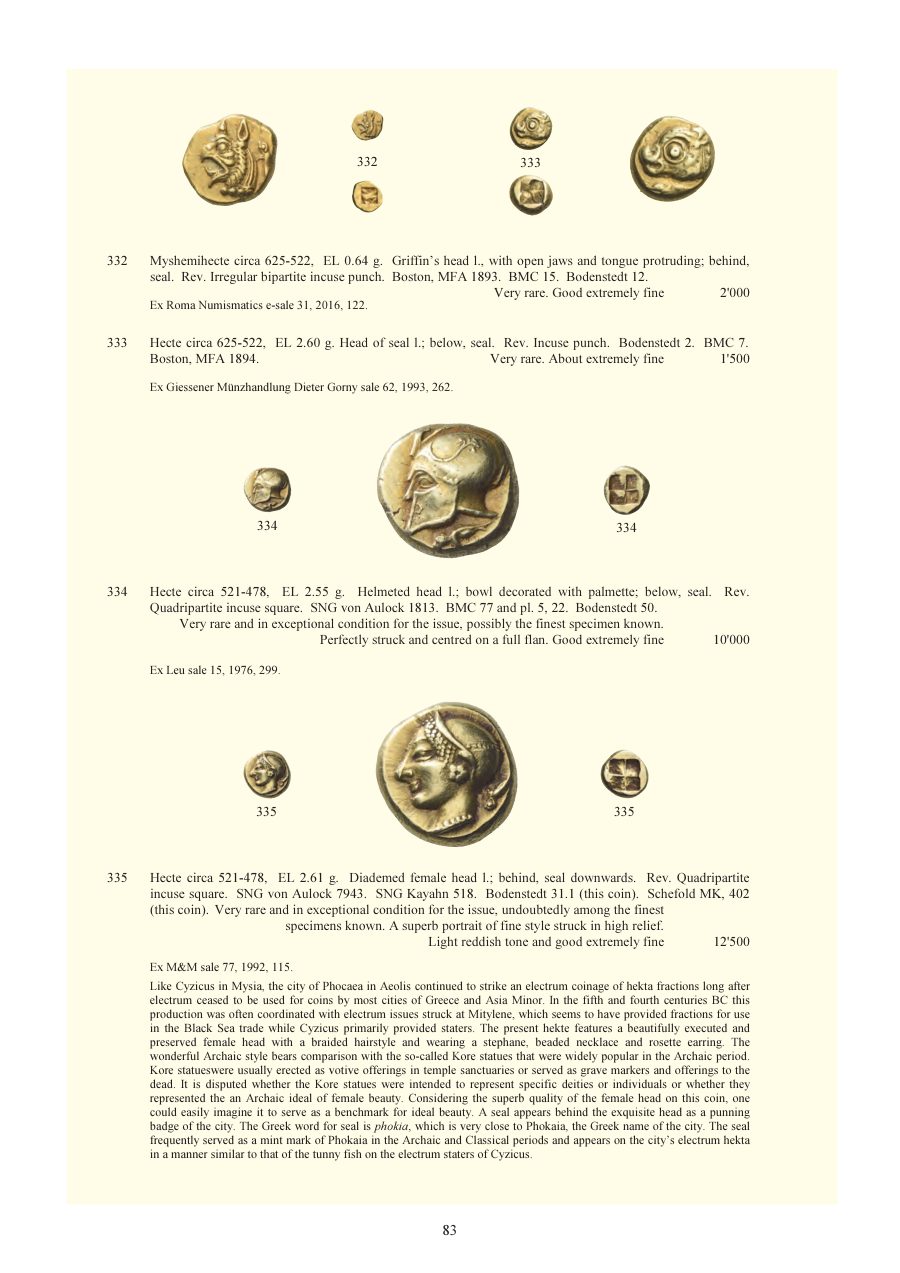 Numismatica Ars Classica Auction 132 (2022) page 85