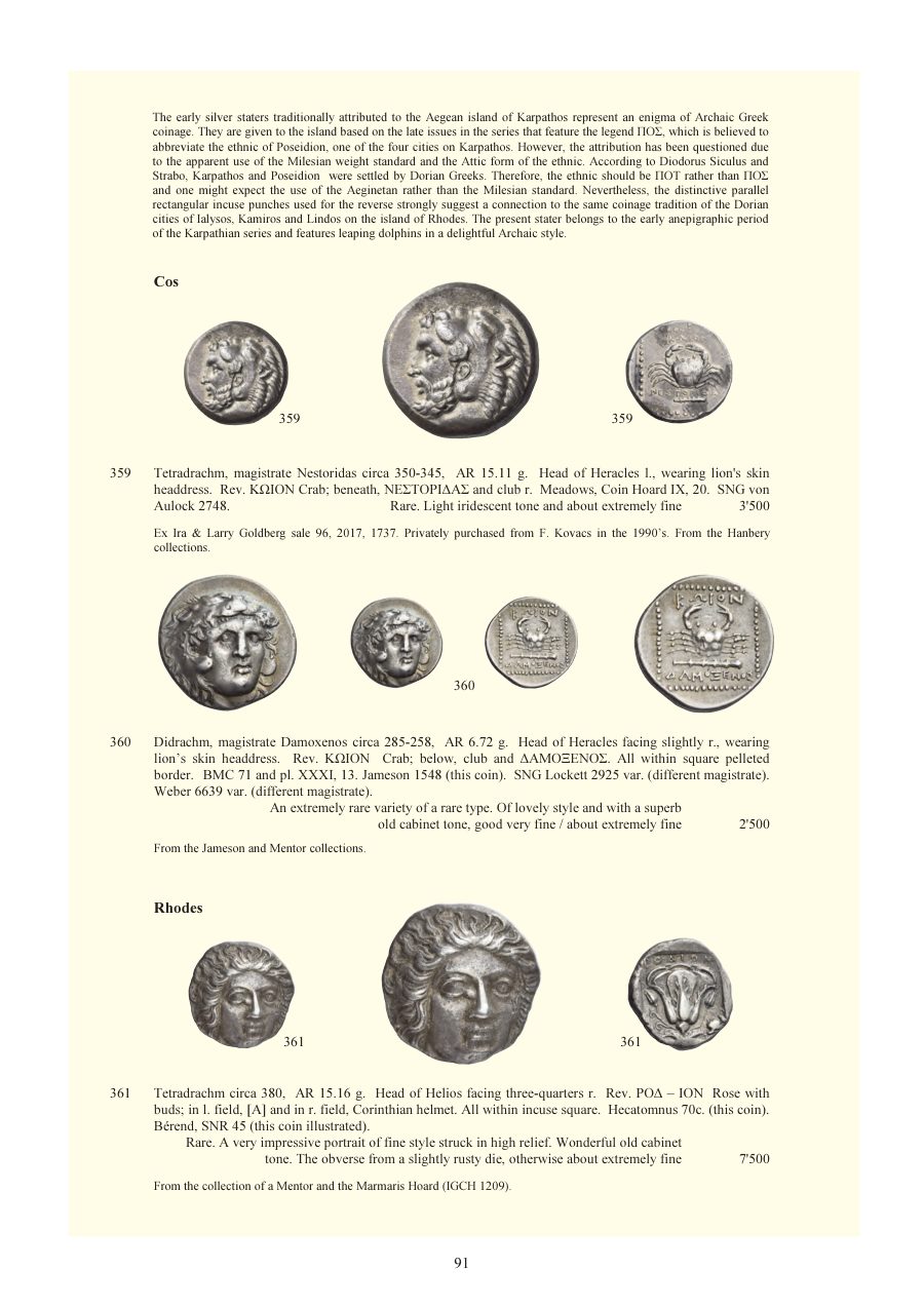 Numismatica Ars Classica Auction 132 (2022) page 93