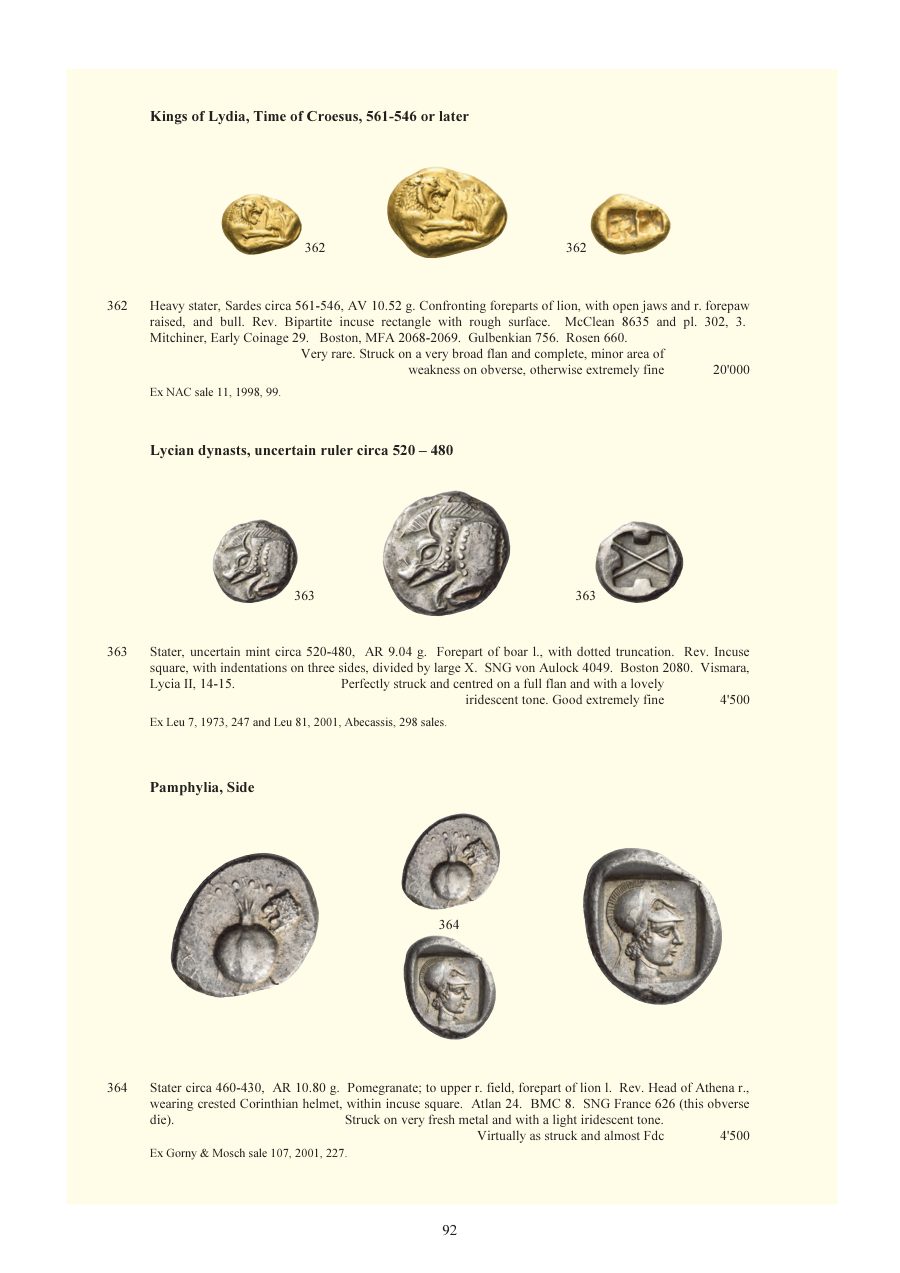 Numismatica Ars Classica Auction 132 (2022) page 94