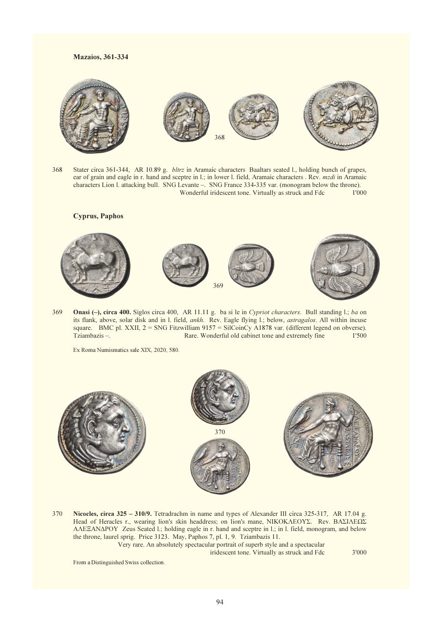 Numismatica Ars Classica Auction 132 (2022) page 96