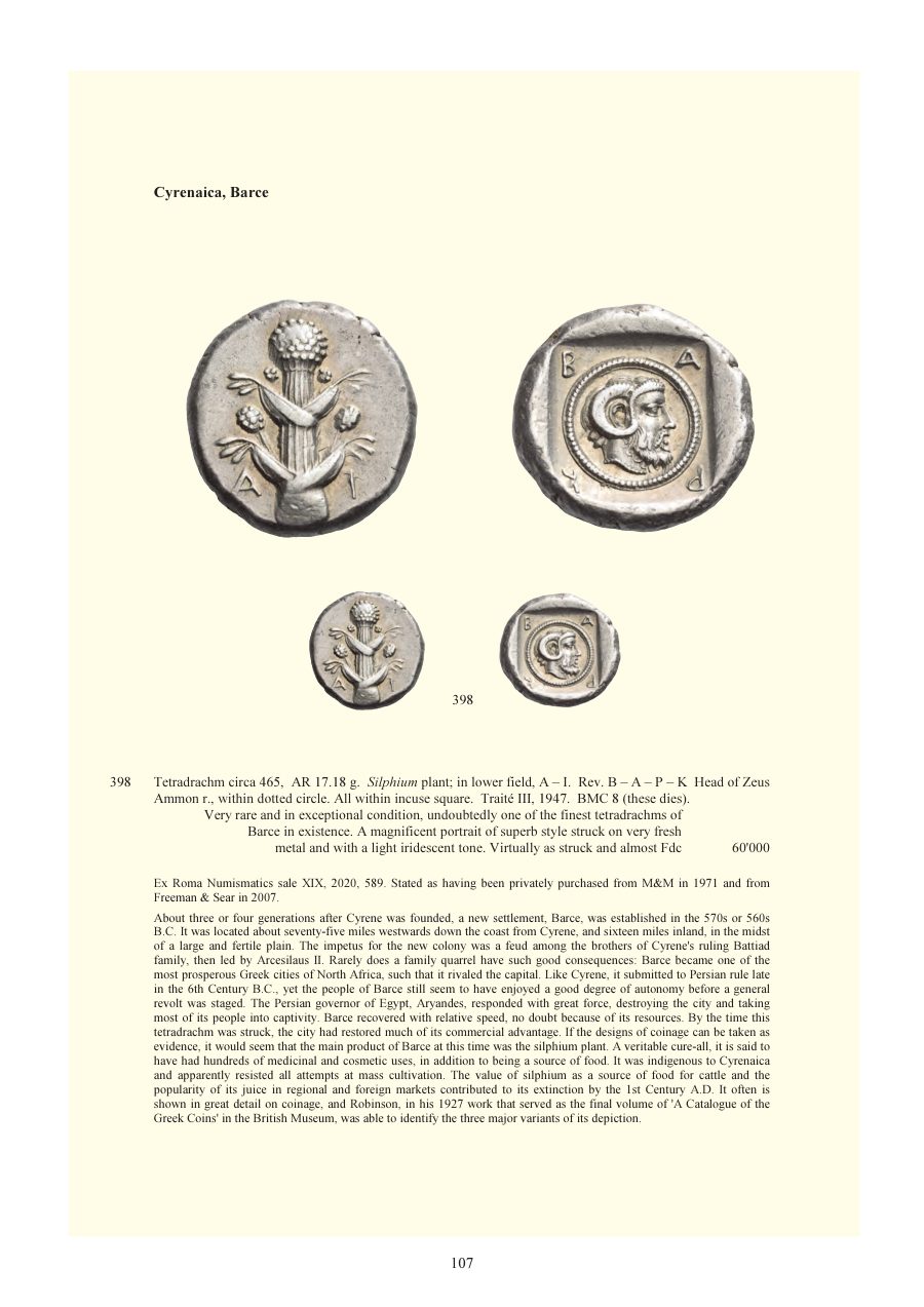 Numismatica Ars Classica Auction 132 (2022) page 109