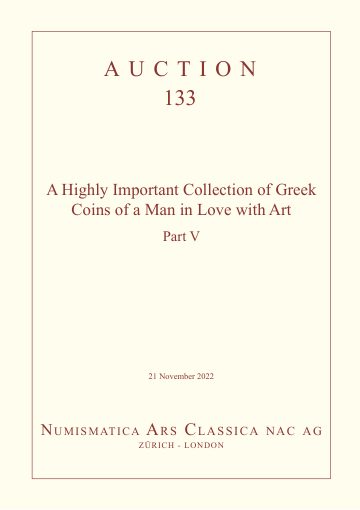 Numismatica Ars Classica Auction 133 (2022) cover