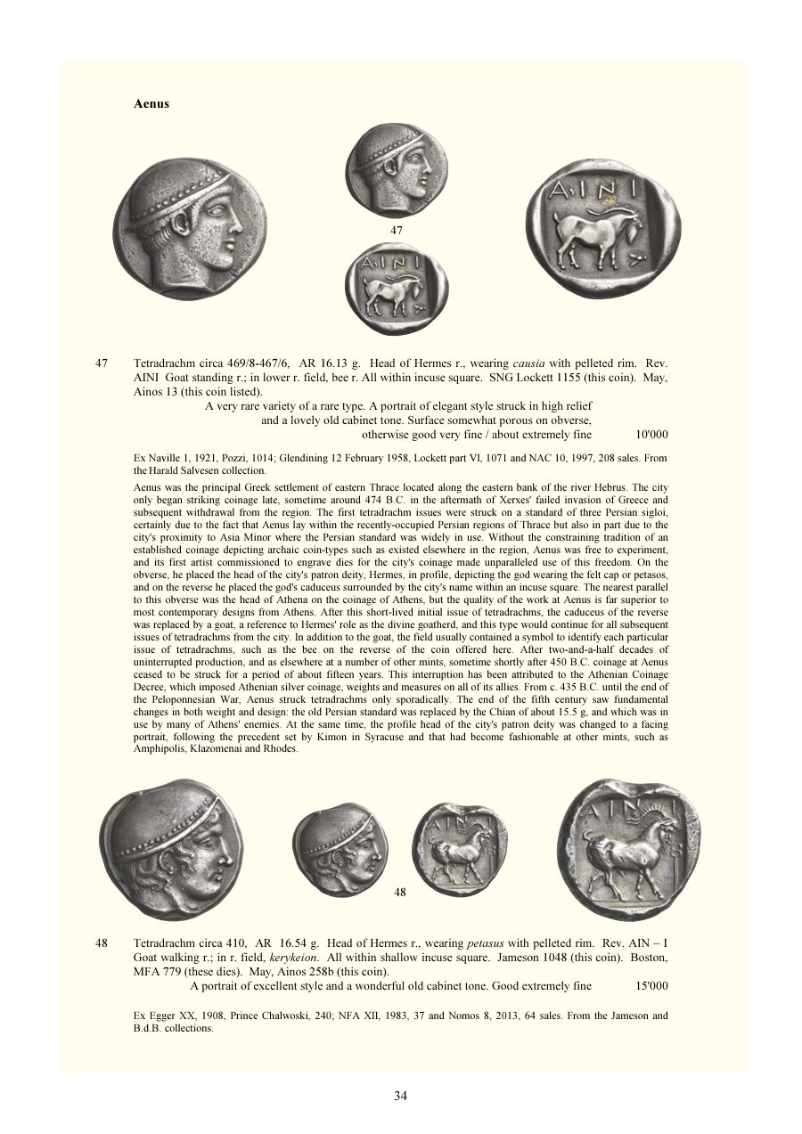 Numismatica Ars Classica Auction 133 (2022) page 36