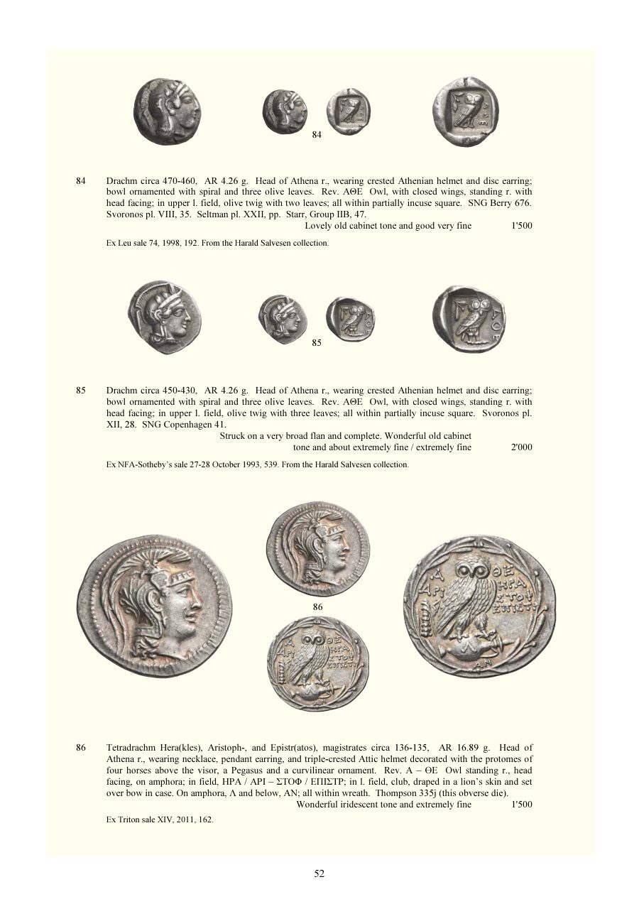 Numismatica Ars Classica Auction 133 (2022) page 54