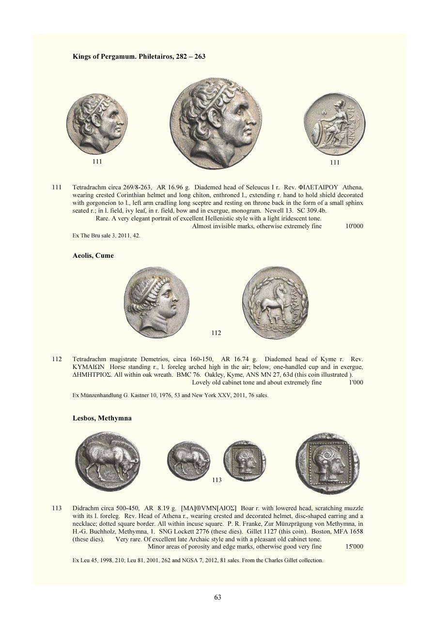 Numismatica Ars Classica Auction 133 (2022) page 65