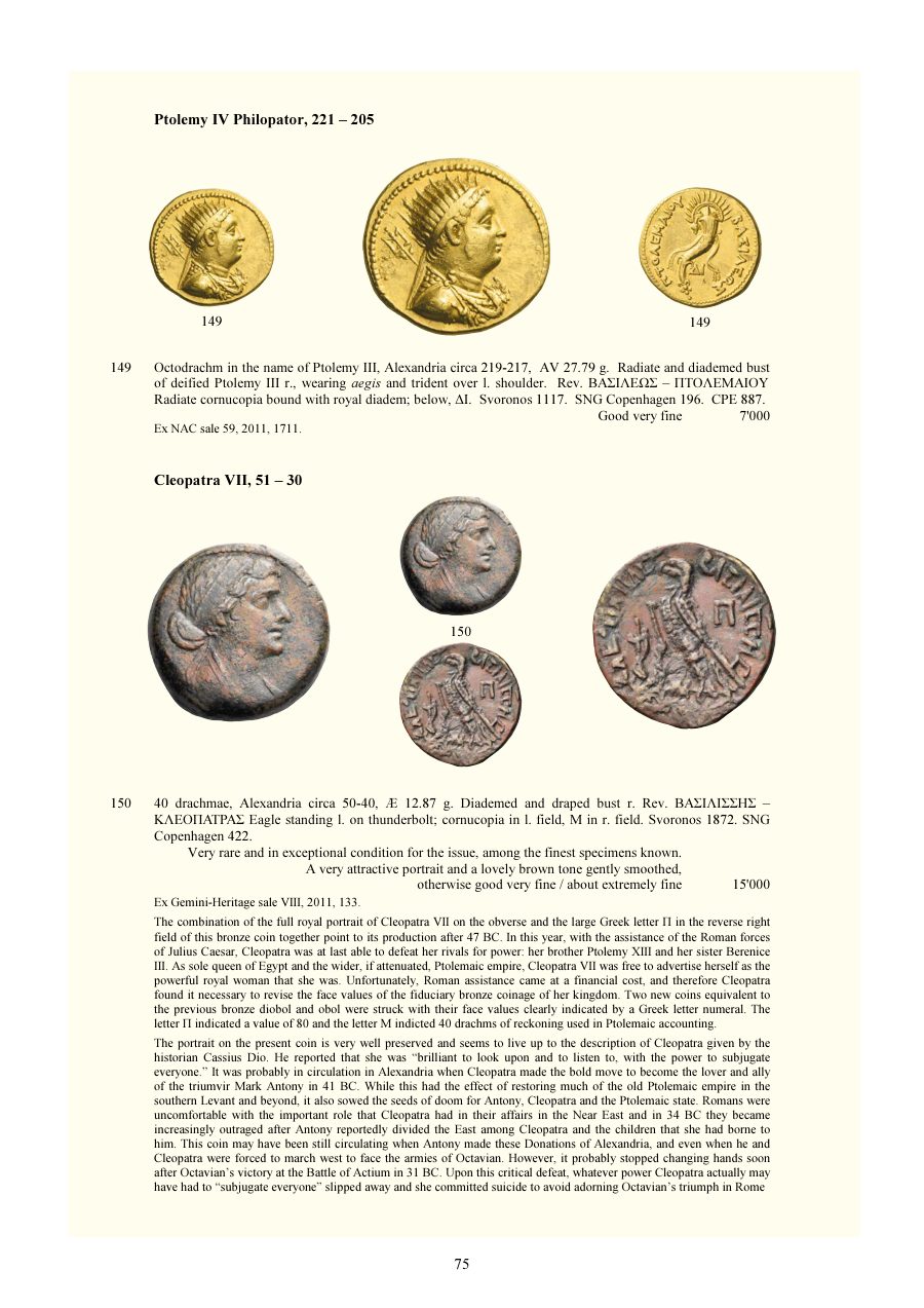 Numismatica Ars Classica Auction 133 (2022) page 77