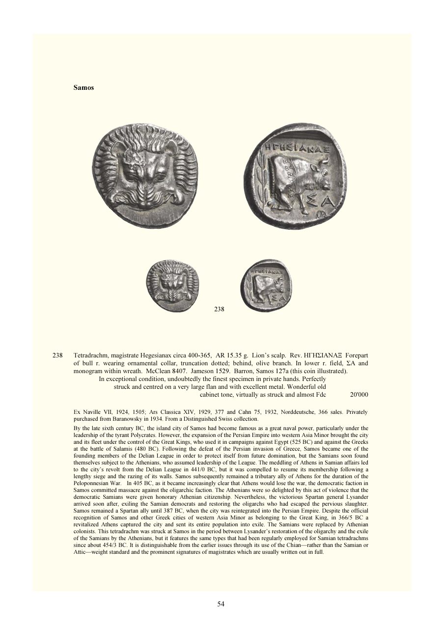 Numismatica Ars Classica Auction 134 (2022) page 56