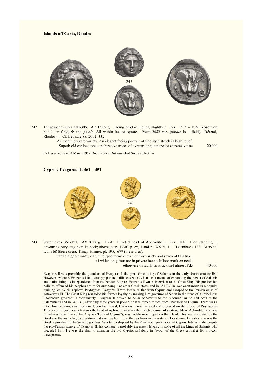 Numismatica Ars Classica Auction 134 (2022) page 60