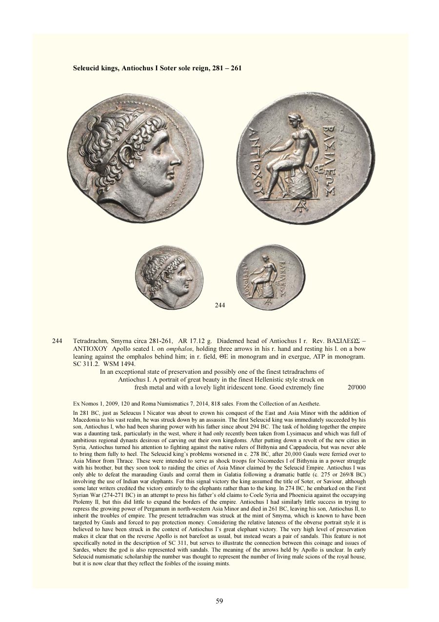 Numismatica Ars Classica Auction 134 (2022) page 61