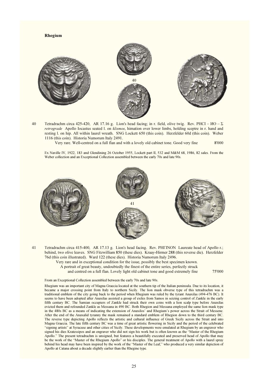 Numismatica Ars Classica Auction 138 (2023) page 27