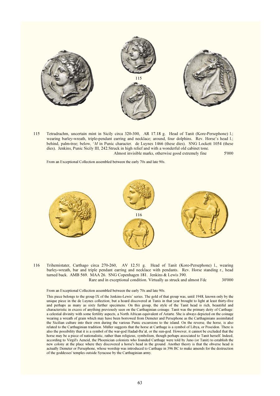 Numismatica Ars Classica Auction 138 (2023) page 65