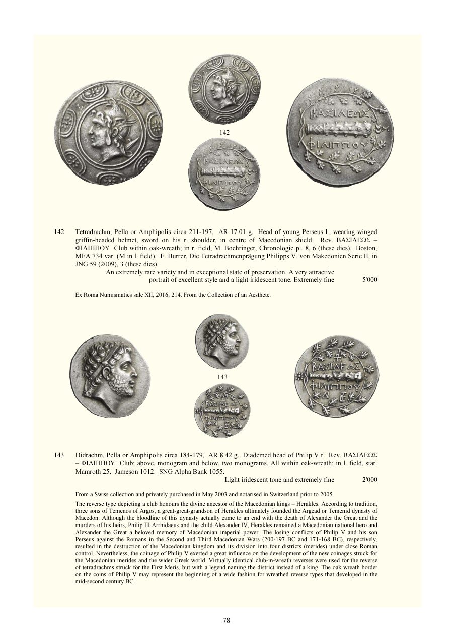 Numismatica Ars Classica Auction 138 (2023) page 80