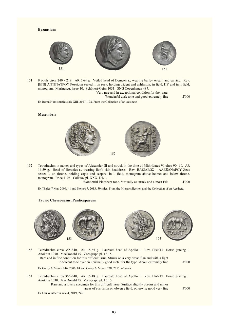 Numismatica Ars Classica Auction 138 (2023) page 85