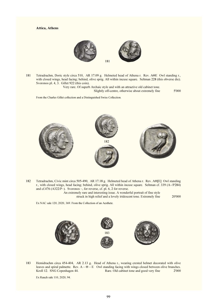 Numismatica Ars Classica Auction 138 (2023) page 101