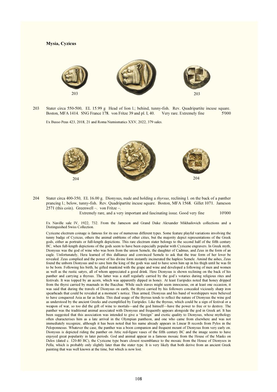 Numismatica Ars Classica Auction 138 (2023) page 110
