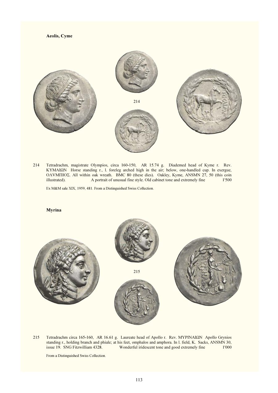 Numismatica Ars Classica Auction 138 (2023) page 115