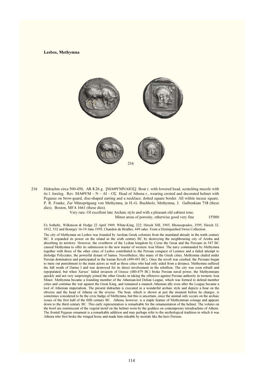 Numismatica Ars Classica Auction 138 (2023) page 116
