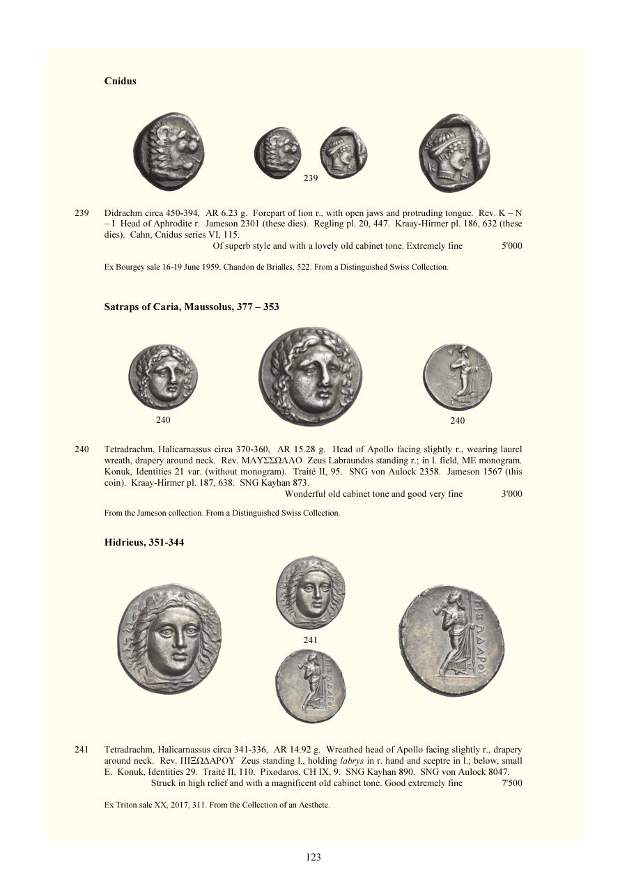 Numismatica Ars Classica Auction 138 (2023) page 125