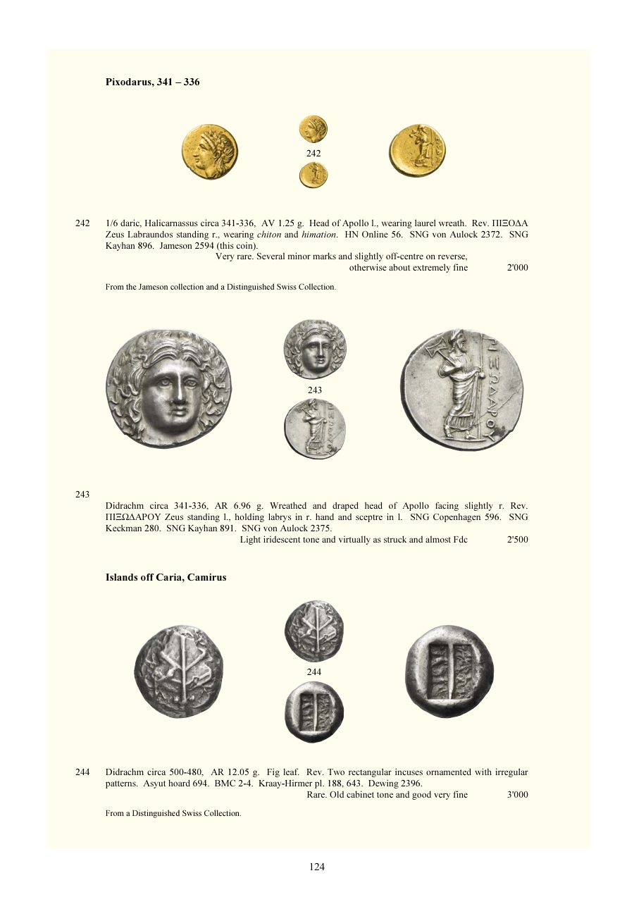 Numismatica Ars Classica Auction 138 (2023) page 126
