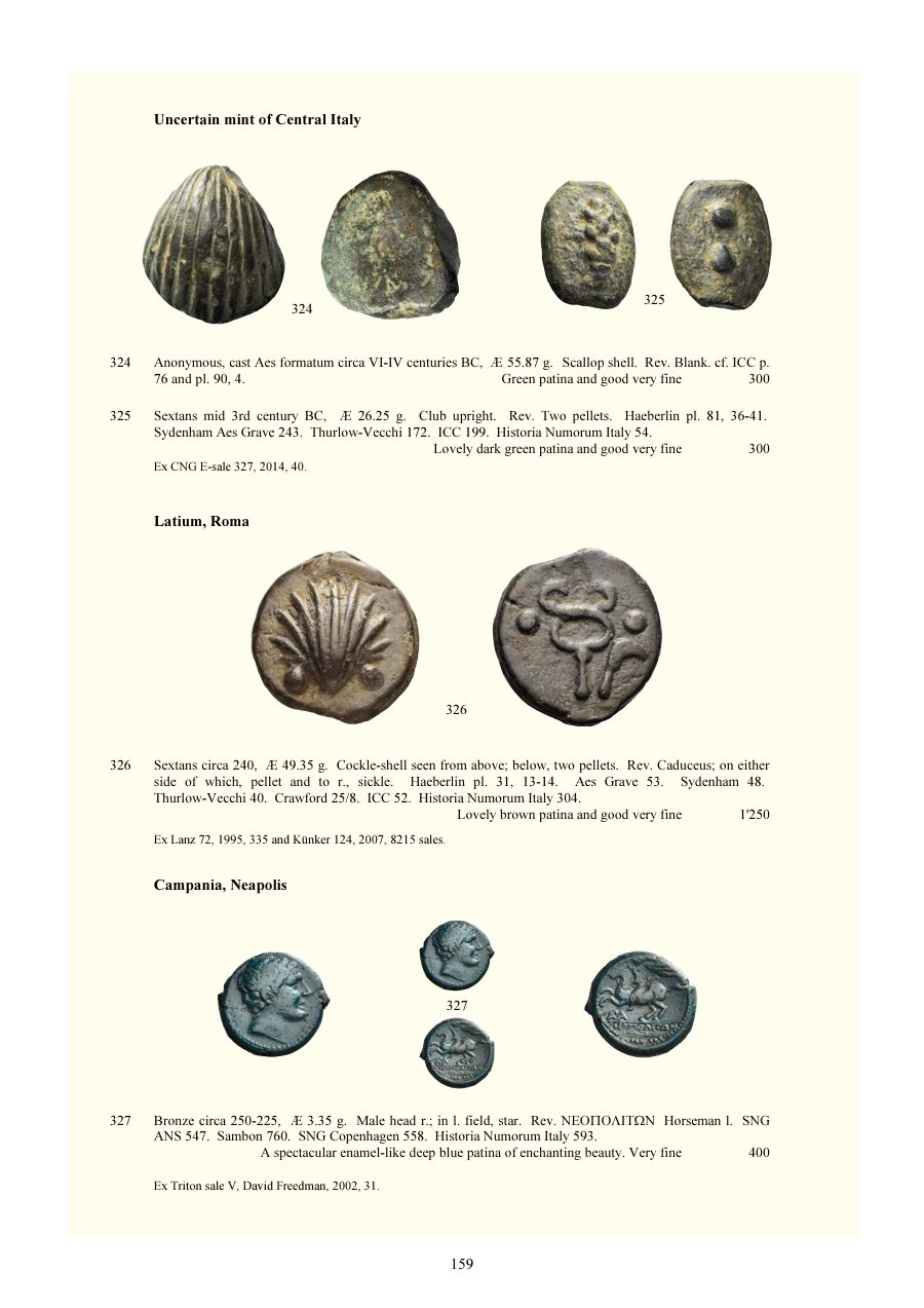 Numismatica Ars Classica Auction 138 (2023) page 161