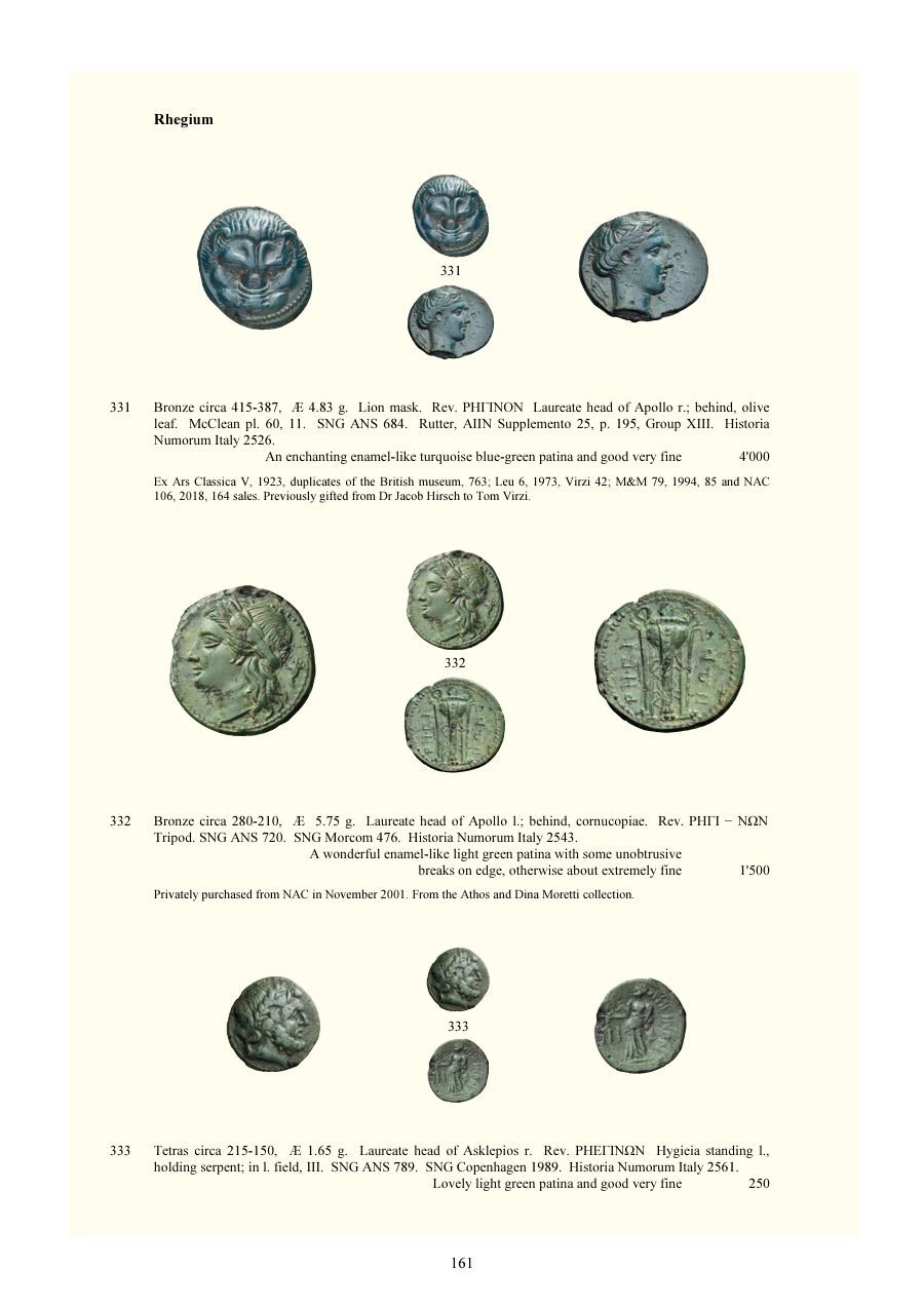 Numismatica Ars Classica Auction 138 (2023) page 163