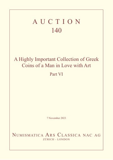 Numismatica Ars Classica Auction 140 (2023) cover
