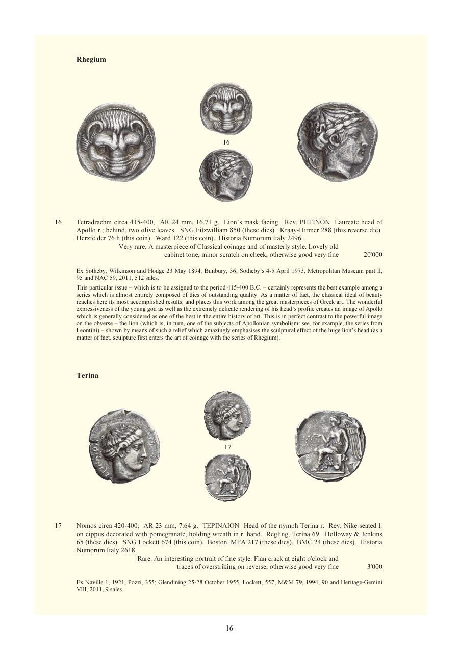 Numismatica Ars Classica Auction 140 (2023) page 18