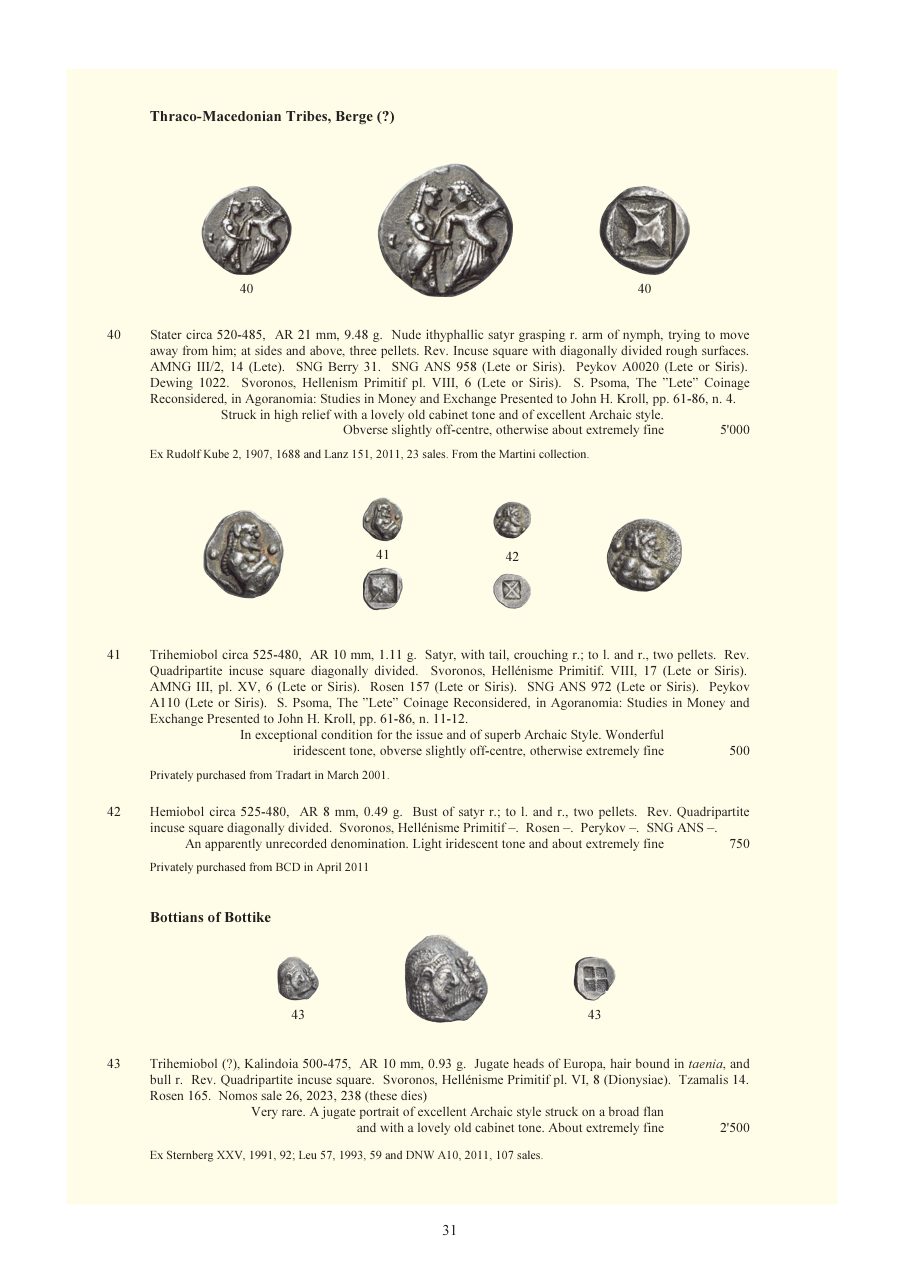 Numismatica Ars Classica Auction 140 (2023) page 33
