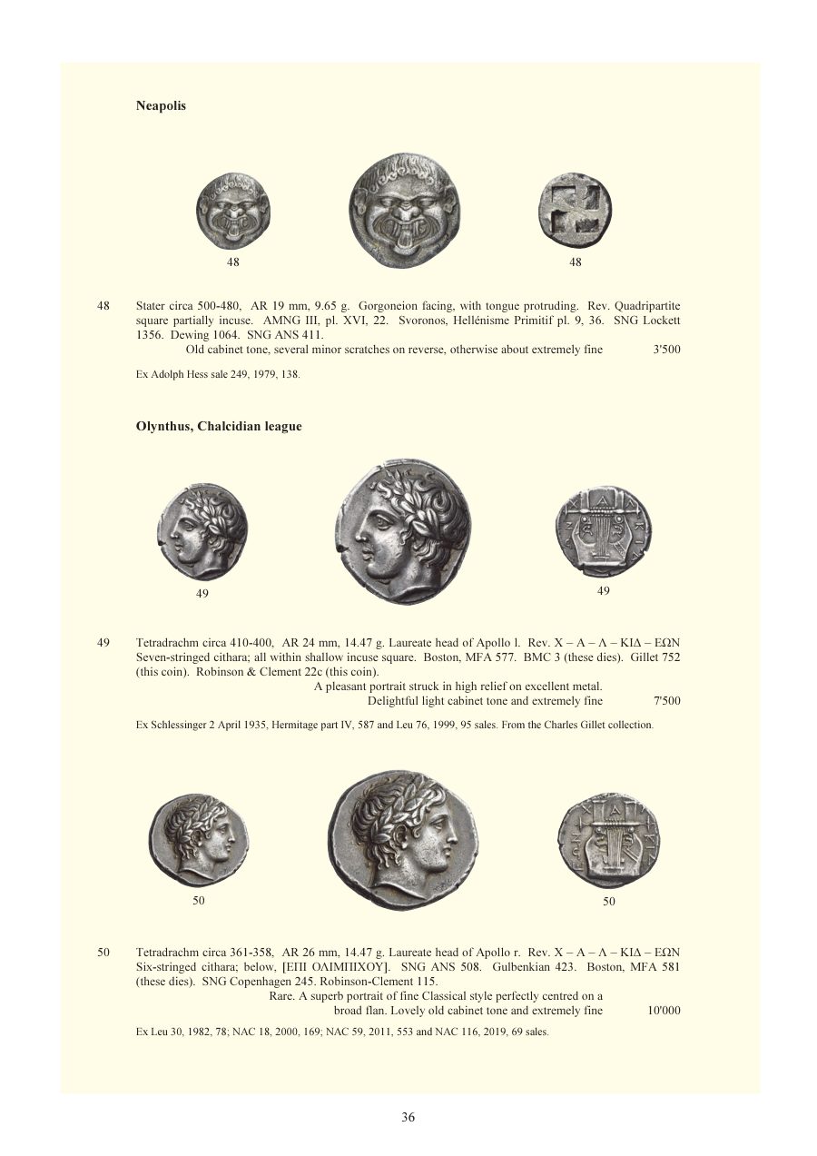 Numismatica Ars Classica Auction 140 (2023) page 38