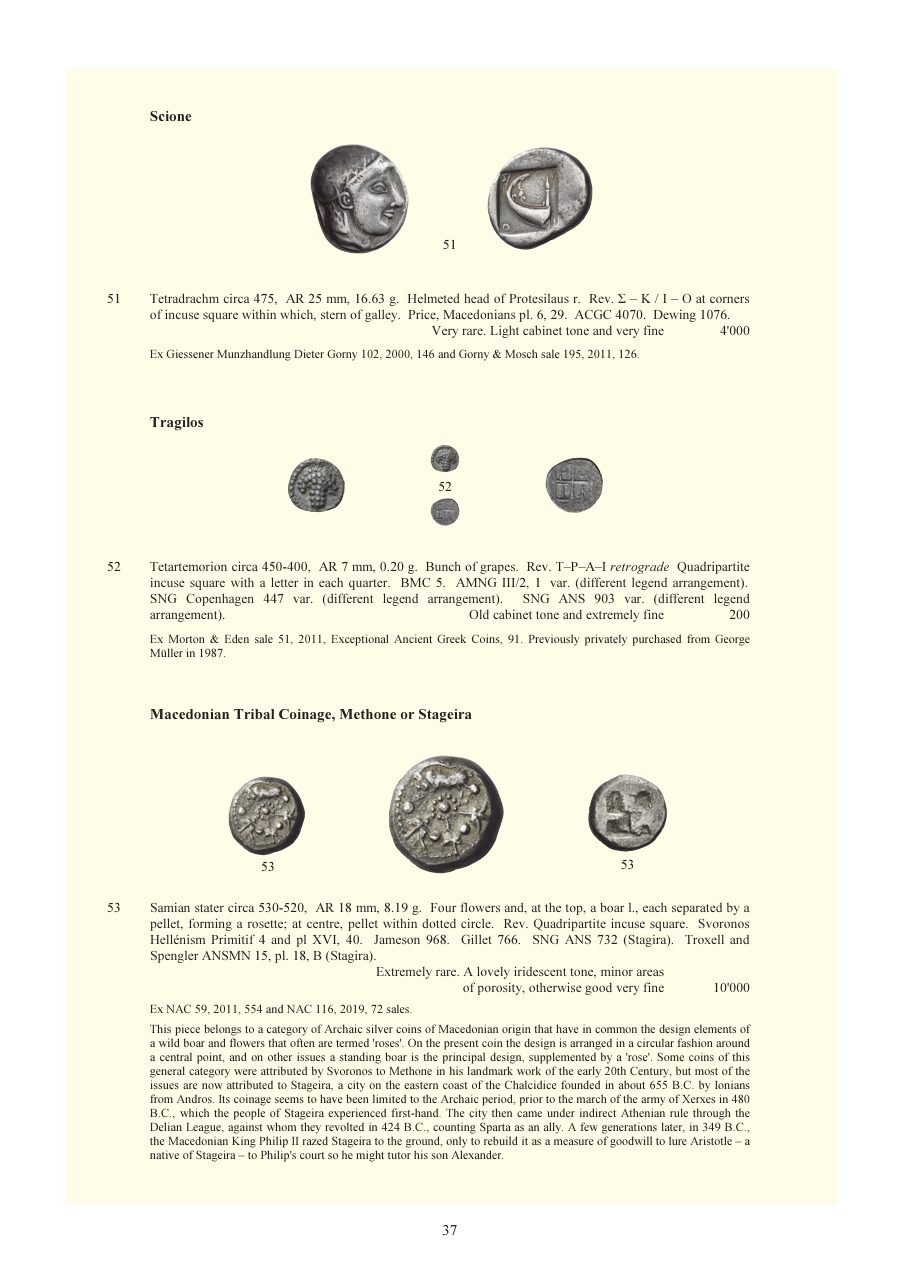 Numismatica Ars Classica Auction 140 (2023) page 39