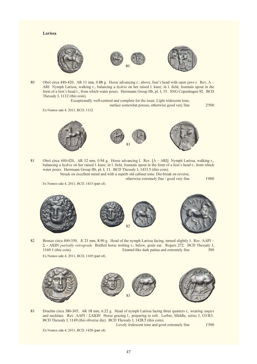 Numismatica Ars Classica Auction 140 (2023) page 49