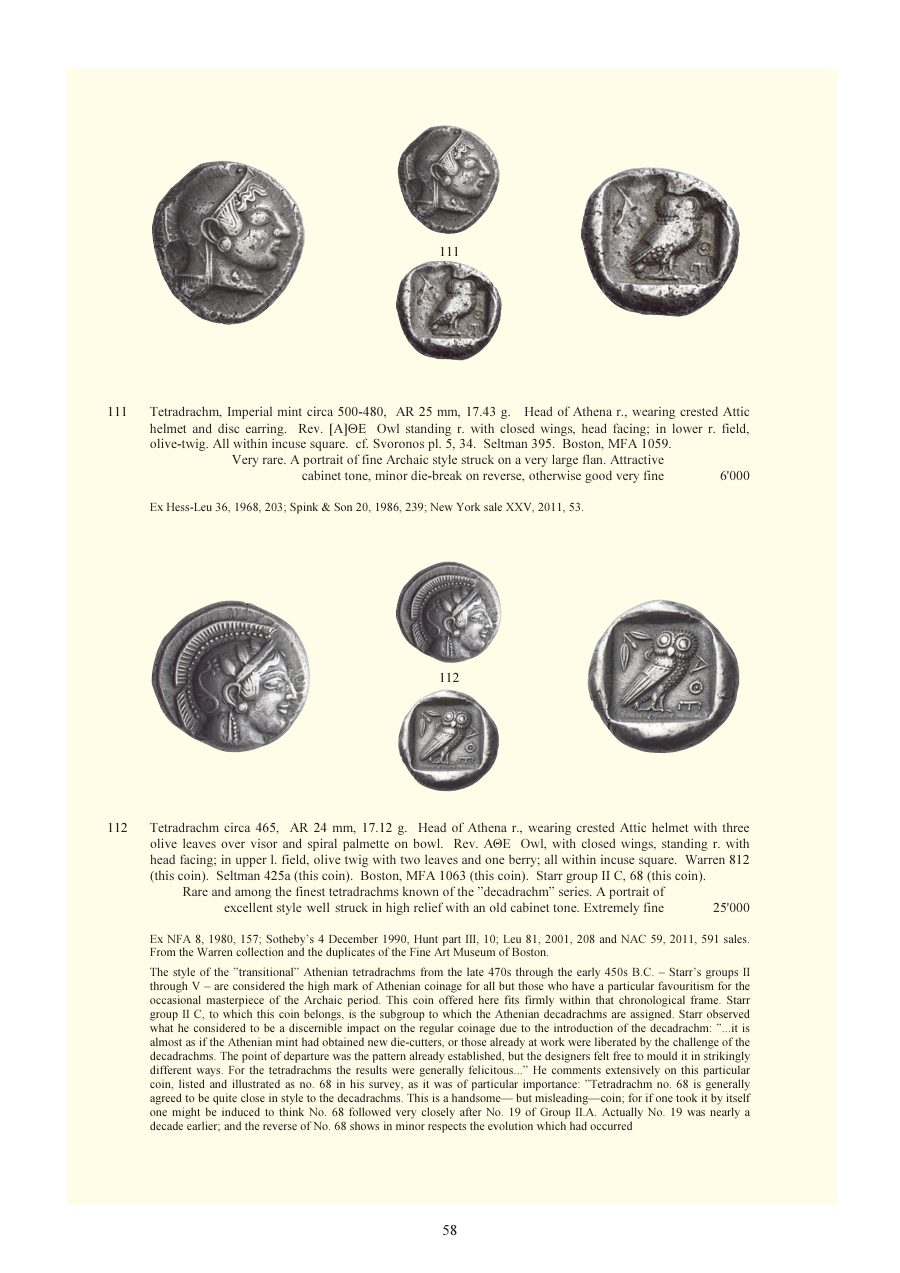 Numismatica Ars Classica Auction 140 (2023) page 60