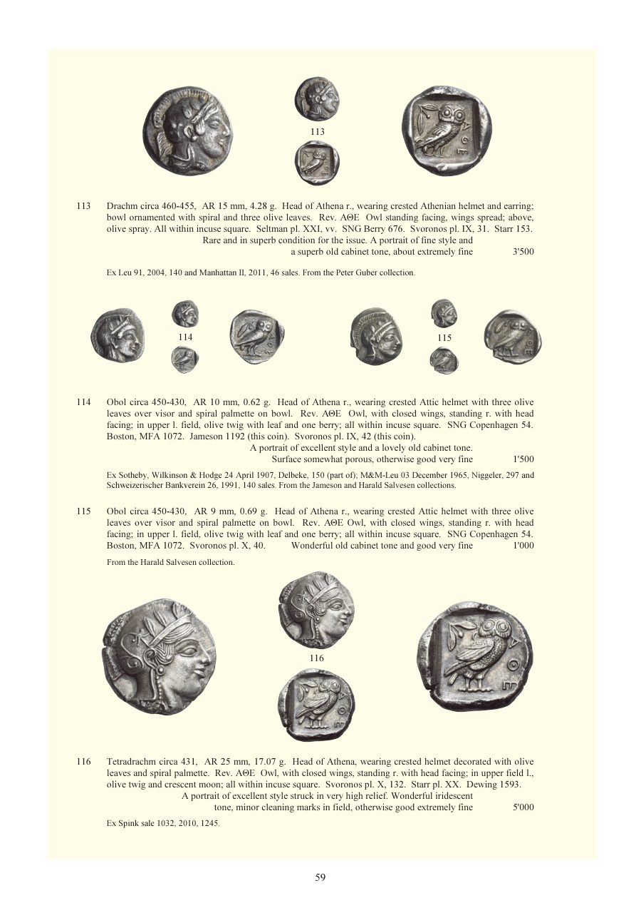 Numismatica Ars Classica Auction 140 (2023) page 61