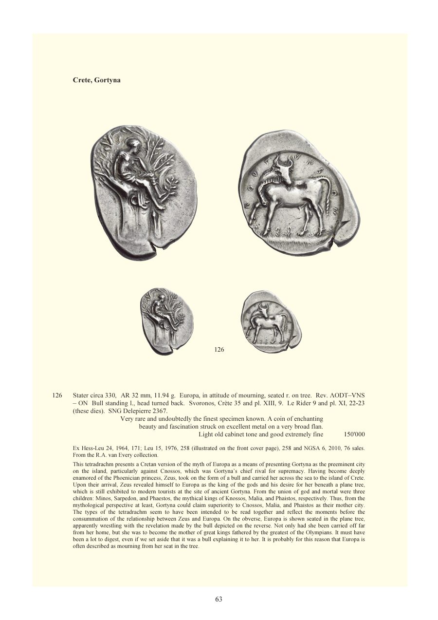 Numismatica Ars Classica Auction 140 (2023) page 65