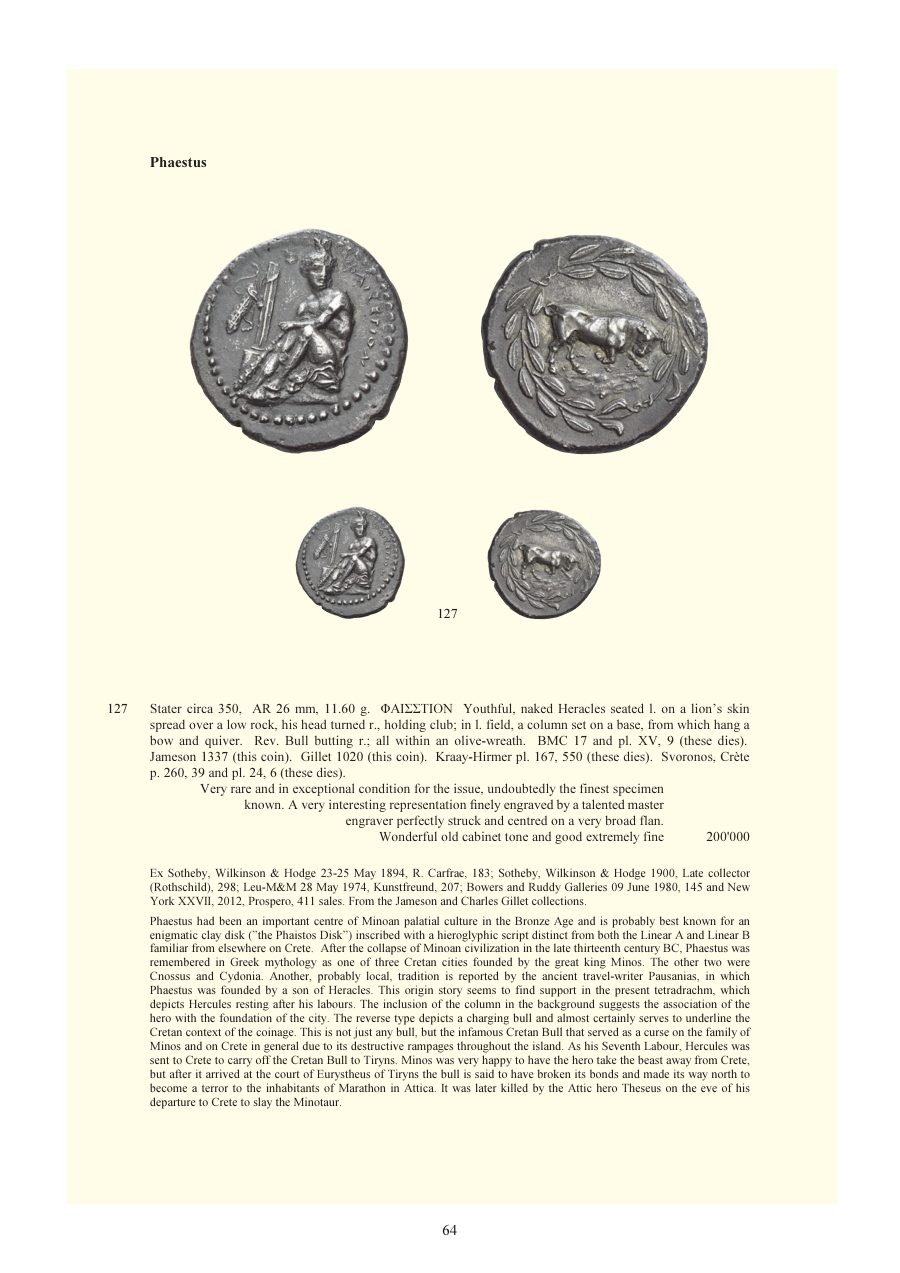Numismatica Ars Classica Auction 140 (2023) page 66