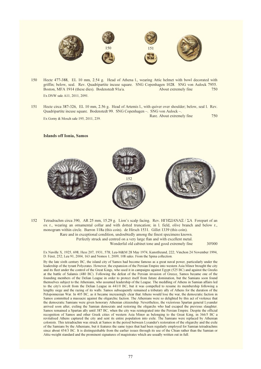 Numismatica Ars Classica Auction 140 (2023) page 79
