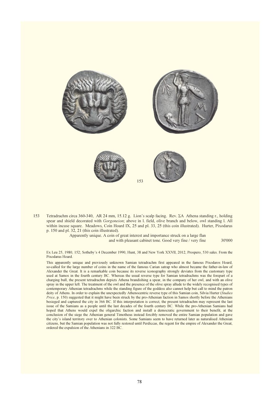 Numismatica Ars Classica Auction 140 (2023) page 80