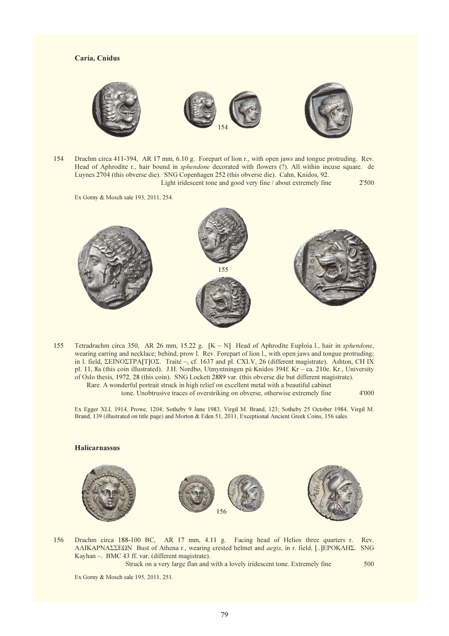 Numismatica Ars Classica Auction 140 (2023) page 81