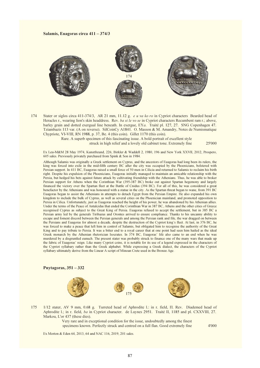 Numismatica Ars Classica Auction 140 (2023) page 89
