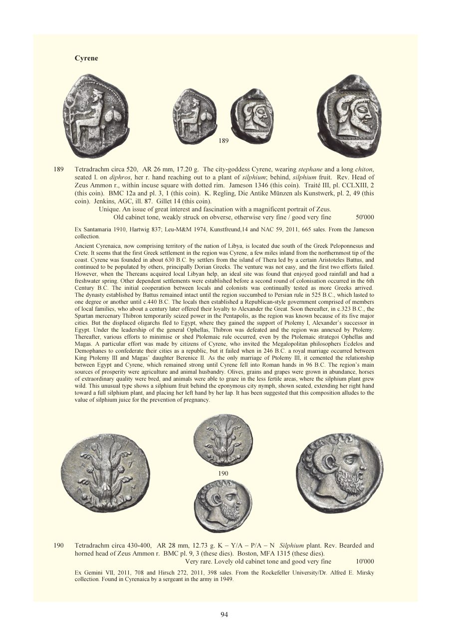 Numismatica Ars Classica Auction 140 (2023) page 96