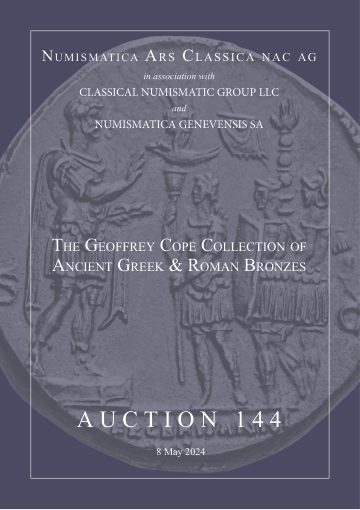 Numismatica Ars Classica Auction 144 (2024) cover