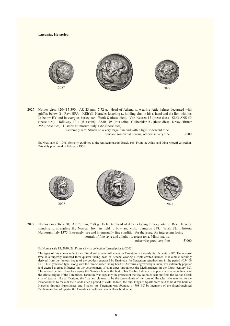 Numismatica Ars Classica Auction 146 (2024) page 20