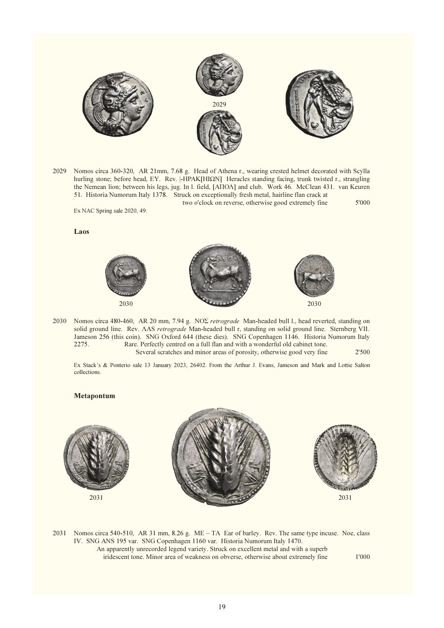 Numismatica Ars Classica Auction 146 (2024) page 21