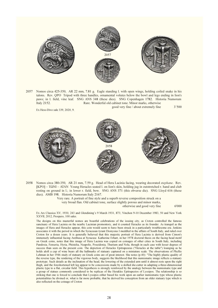 Numismatica Ars Classica Auction 146 (2024) page 30