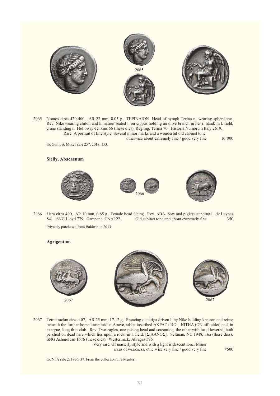 Numismatica Ars Classica Auction 146 (2024) page 33