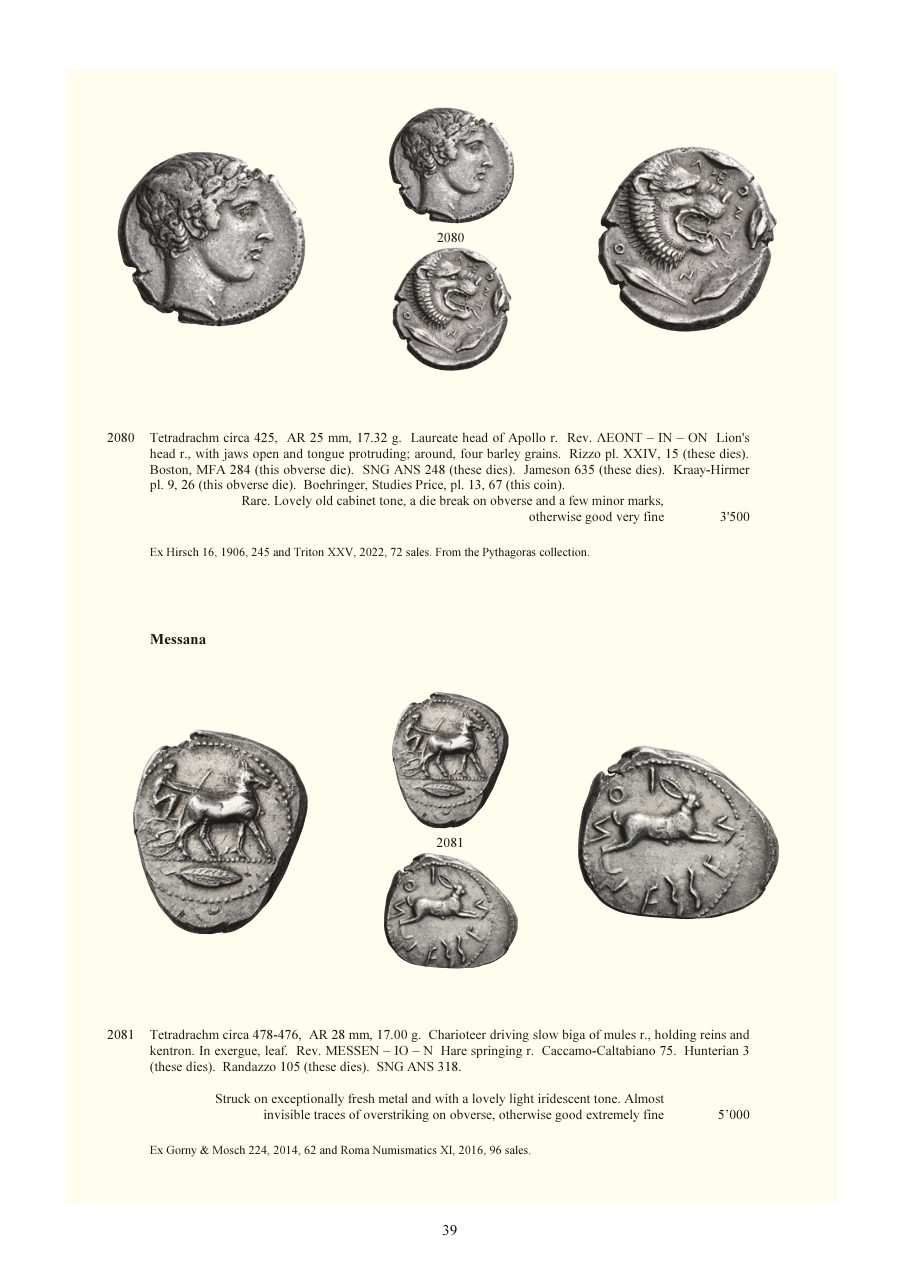 Numismatica Ars Classica Auction 146 (2024) page 41