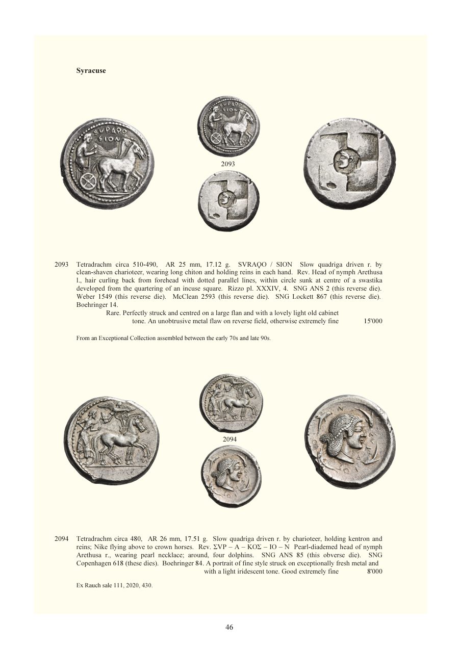 Numismatica Ars Classica Auction 146 (2024) page 48