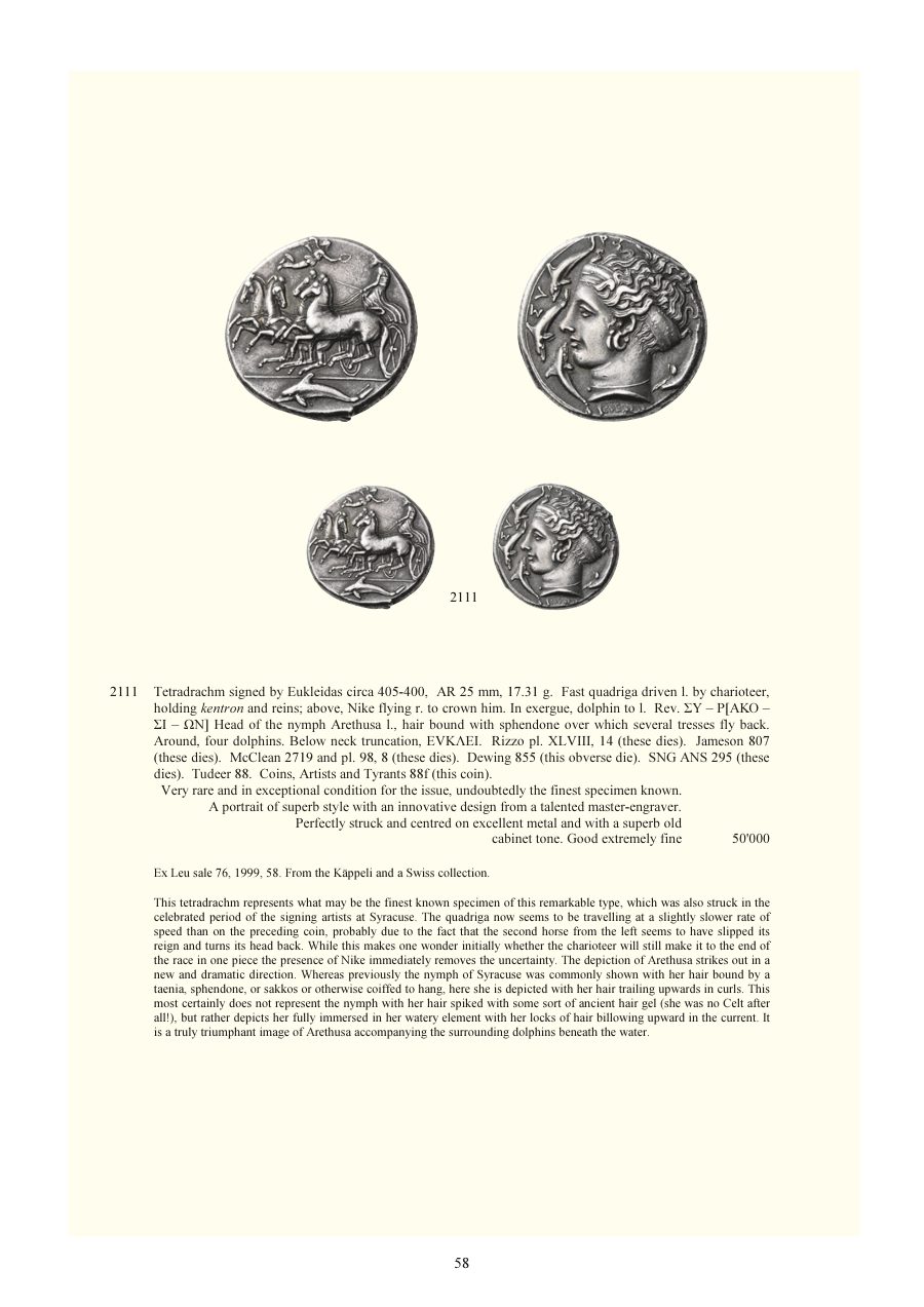 Numismatica Ars Classica Auction 146 (2024) page 60