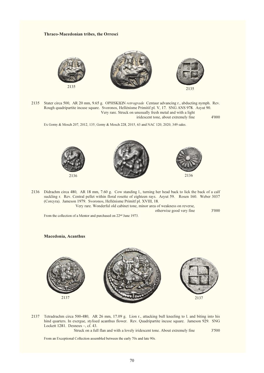 Numismatica Ars Classica Auction 146 (2024) page 72